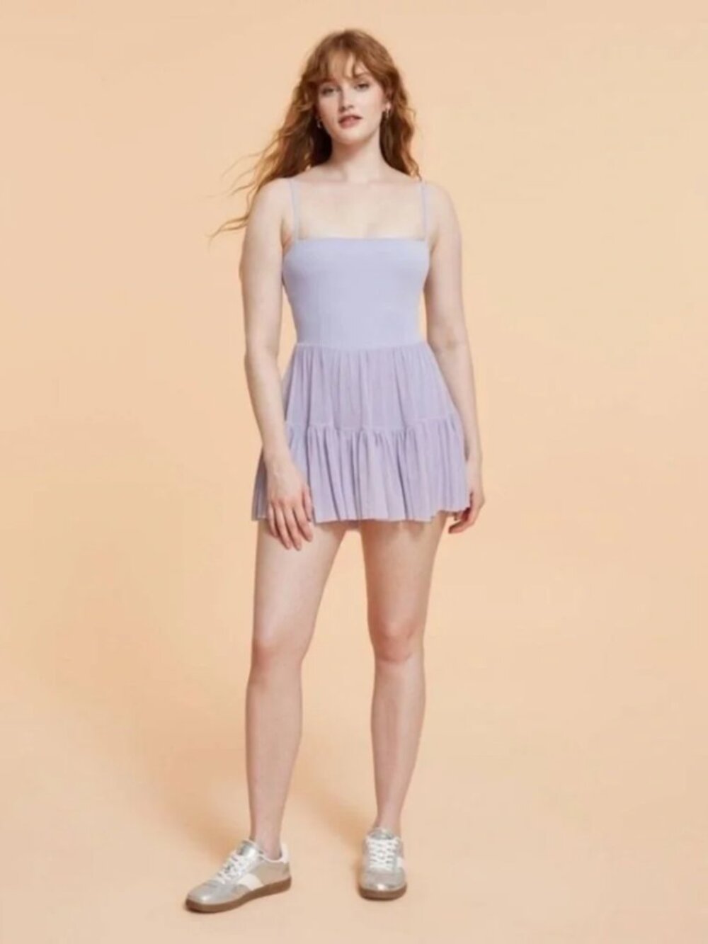 Blogilates Ballerina Dress Evening Haze Purple NWT Size Large Feminine Sporty